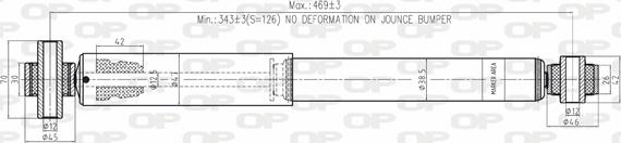 Open Parts SAB8193.32 - Amortizators autospares.lv