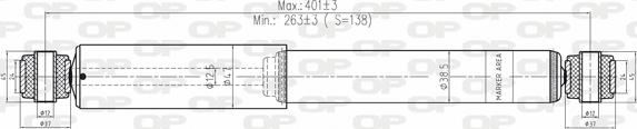 Open Parts SAB8159.32 - Shock Absorber www.autospares.lv