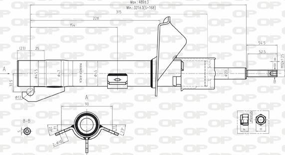 Open Parts SAB8150.31 - Shock Absorber www.autospares.lv