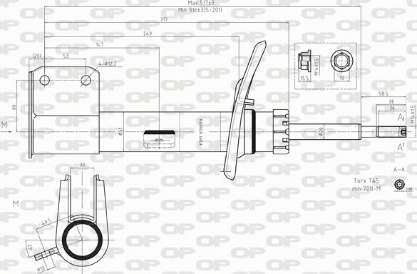 Open Parts SAB8151.31 - Amortizators www.autospares.lv