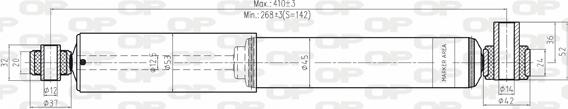 Open Parts SAB8160.31 - Амортизатор www.autospares.lv