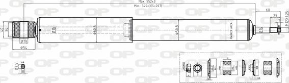 Open Parts SAB8178.32 - Amortizators autospares.lv