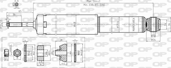 Open Parts SAB8390.32 - Shock Absorber www.autospares.lv