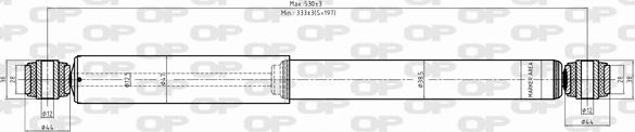 Open Parts SAB8341.32 - Amortizators www.autospares.lv