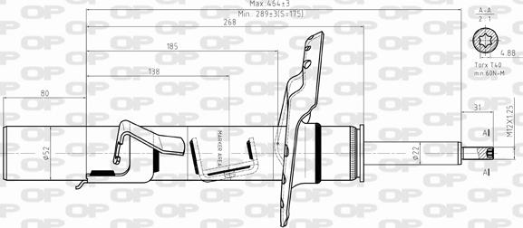 Open Parts SAB8387.31 - Amortizators www.autospares.lv