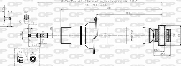 Open Parts SAB8334.32 - Amortizators www.autospares.lv