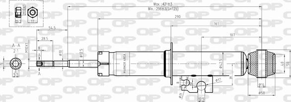 Open Parts SAB8372.32 - Shock Absorber www.autospares.lv