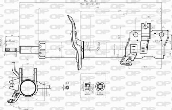 Open Parts SAB8246.31 - Amortizators www.autospares.lv