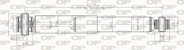 Open Parts SAB8260.32 - Amortizators www.autospares.lv