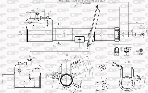 Open Parts SAB8217.31 - Shock Absorber www.autospares.lv