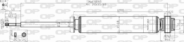 Open Parts SAB8288.32 - Amortizators www.autospares.lv