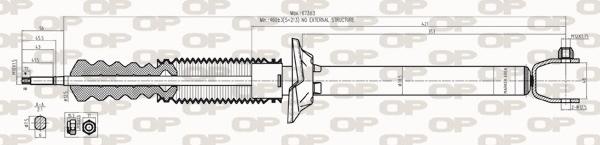 Open Parts SAB8283.32 - Amortizators www.autospares.lv