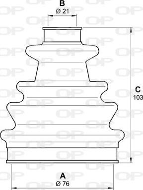 Open Parts SJK7011.00 - Bellow, drive shaft www.autospares.lv