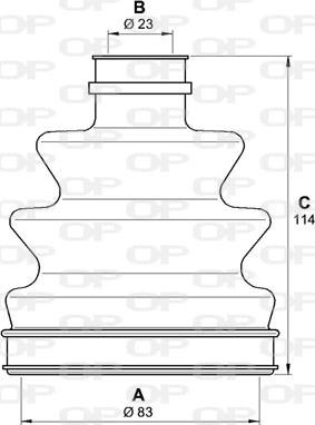 Open Parts SJK7194.00 - Bellow, drive shaft www.autospares.lv