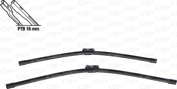 Open Parts WBT9057.00 - Щетка стеклоочистителя www.autospares.lv