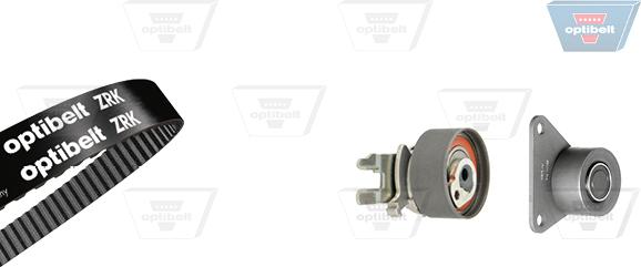 Optibelt KT 1496 - Комплект зубчатого ремня ГРМ www.autospares.lv