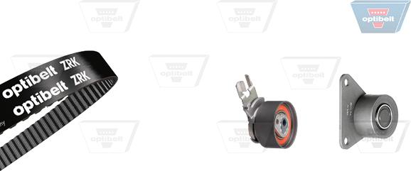 Optibelt KT 1497 - Комплект зубчатого ремня ГРМ www.autospares.lv