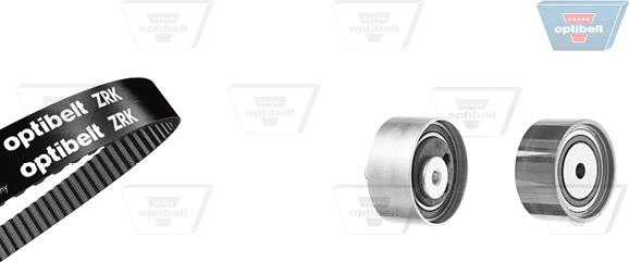 Optibelt KT 1444 - Комплект зубчатого ремня ГРМ www.autospares.lv