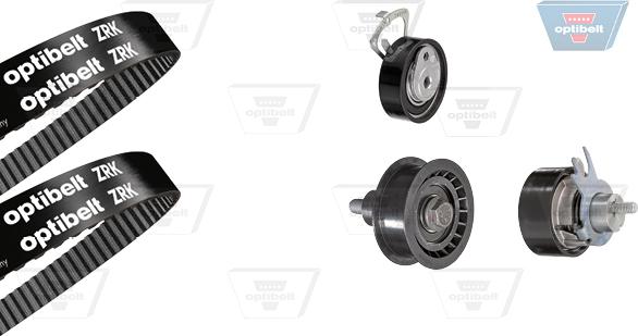 Optibelt KT 1445 - Комплект зубчатого ремня ГРМ www.autospares.lv