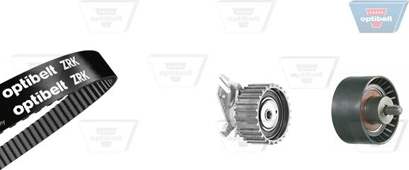 Optibelt KT 1519 - Комплект зубчатого ремня ГРМ www.autospares.lv