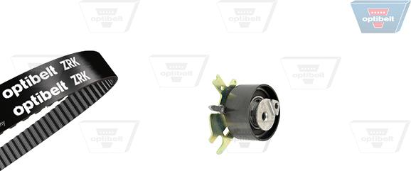 Optibelt KT 1601 - Комплект зубчатого ремня ГРМ www.autospares.lv