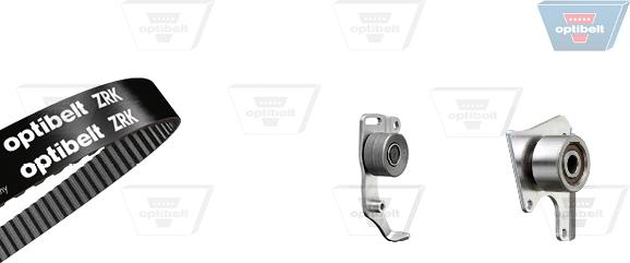 Optibelt KT 1040 - Комплект зубчатого ремня ГРМ www.autospares.lv