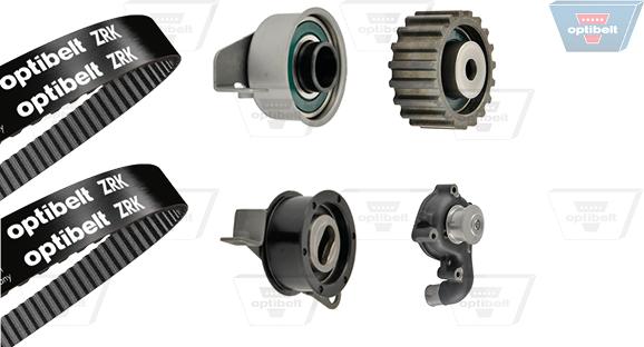 Optibelt KT 1006 W2 - Water Pump & Timing Belt Set www.autospares.lv