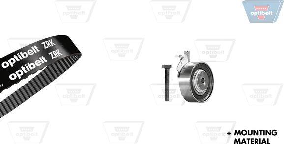 Optibelt KT 1002 - Timing Belt Set www.autospares.lv