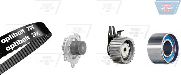 Optibelt KT 1085 W1 - Water Pump & Timing Belt Set www.autospares.lv