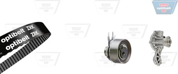 Optibelt KT 1075 W1 - Ūdenssūknis + Zobsiksnas komplekts www.autospares.lv