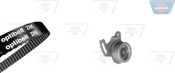 Optibelt KT 1174 - Комплект зубчатого ремня ГРМ www.autospares.lv