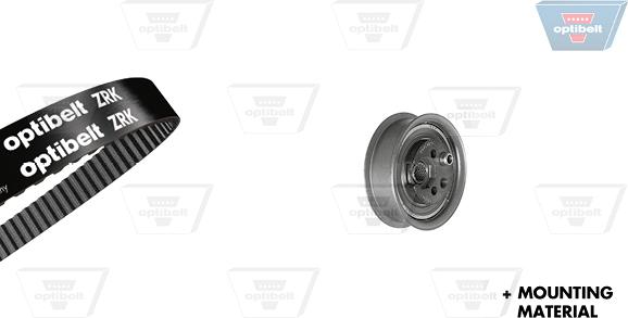 Optibelt KT 1135 - Комплект зубчатого ремня ГРМ www.autospares.lv