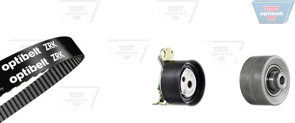 Optibelt KT 1309 - Комплект зубчатого ремня ГРМ www.autospares.lv