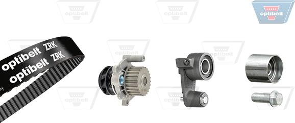 Optibelt KT 1301 W1 - Water Pump & Timing Belt Set www.autospares.lv