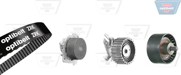 Optibelt KT 1294 W1 - Ūdenssūknis + Zobsiksnas komplekts autospares.lv