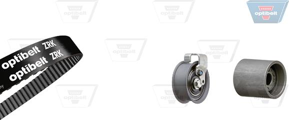 Optibelt KT 1206 - Комплект зубчатого ремня ГРМ www.autospares.lv