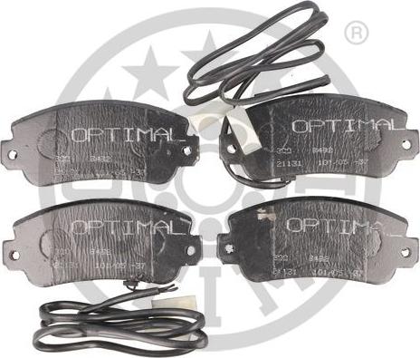 Optimal 9492 - Bremžu uzliku kompl., Disku bremzes autospares.lv