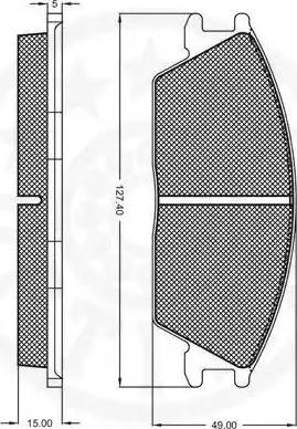 Optimal 9451 - Bremžu uzliku kompl., Disku bremzes www.autospares.lv