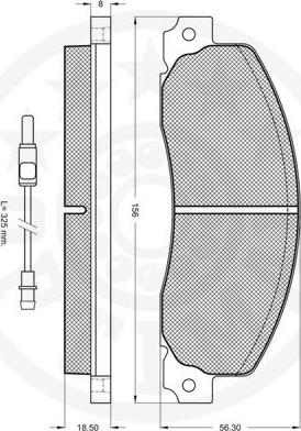 Optimal 9417 - Bremžu uzliku kompl., Disku bremzes www.autospares.lv