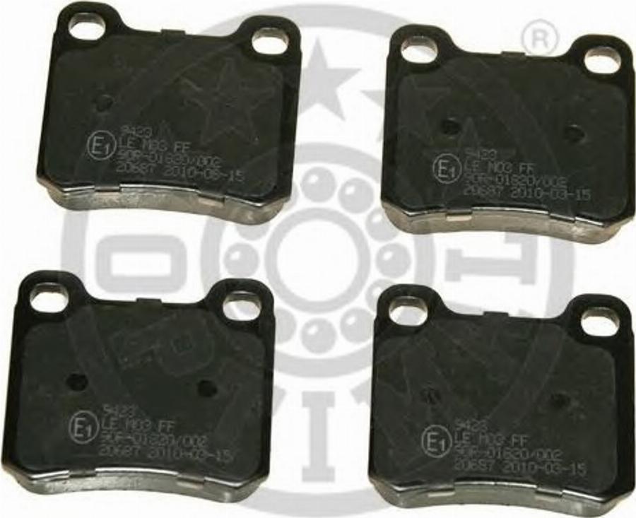 Optimal 9423 - Bremžu uzliku kompl., Disku bremzes www.autospares.lv