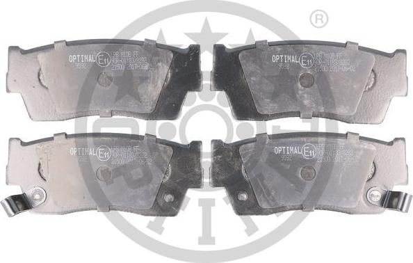 Optimal 9592 - Brake Pad Set, disc brake www.autospares.lv