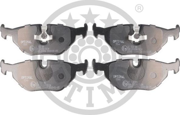 Optimal 9544 - Brake Pad Set, disc brake www.autospares.lv