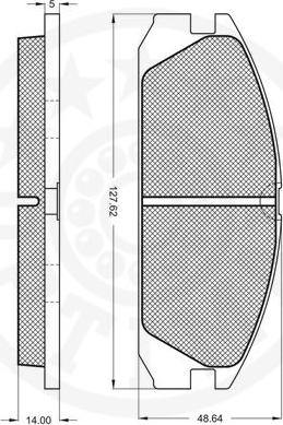 Optimal 9515 - Bremžu uzliku kompl., Disku bremzes www.autospares.lv