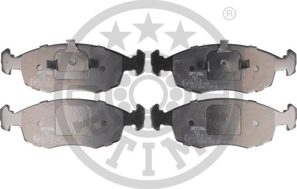 Optimal 9536 - Тормозные колодки, дисковые, комплект www.autospares.lv