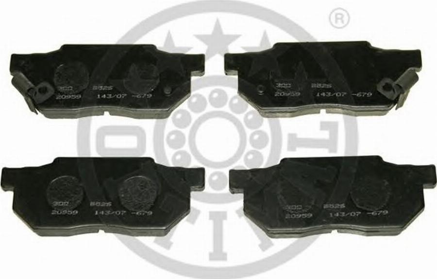 Optimal 9526 - Brake Pad Set, disc brake www.autospares.lv