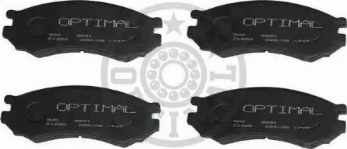 Optimal 9691 - Bremžu uzliku kompl., Disku bremzes www.autospares.lv