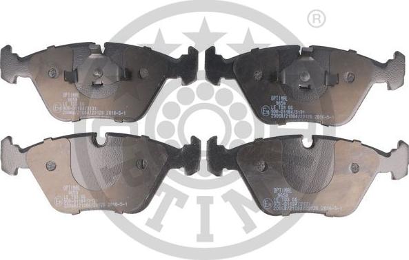 Optimal 9659 - Brake Pad Set, disc brake www.autospares.lv