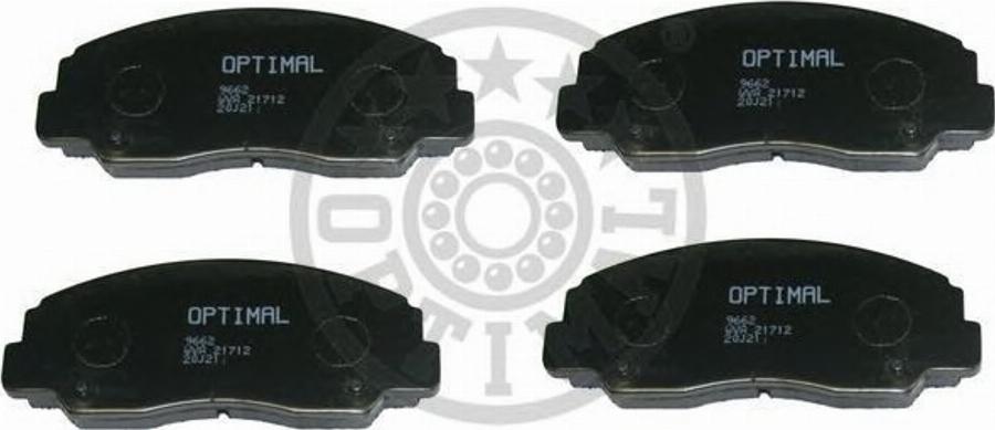 Optimal 9662 - Bremžu uzliku kompl., Disku bremzes www.autospares.lv