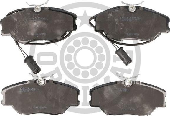 Optimal 9619 - Brake Pad Set, disc brake www.autospares.lv