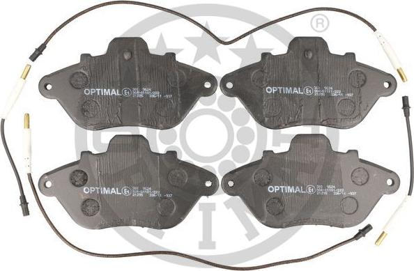 Optimal 9624 - Bremžu uzliku kompl., Disku bremzes www.autospares.lv